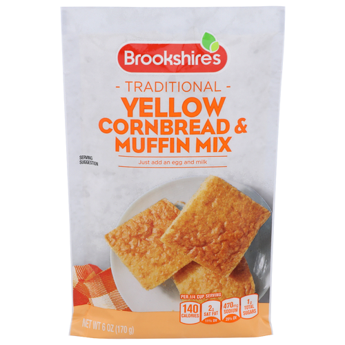 Brookshire's Traditional Yellow Cornbread & Muffin Mix - 6 Ounce