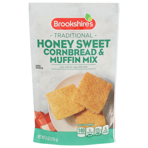 Brookshire's Traditional Honey Sweet Cornbread & Muffin Mix - 6 Ounce
