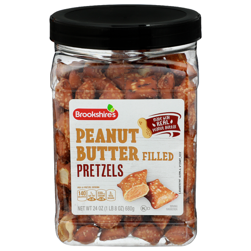 Brookshire's Peanut Butter Filled Pretzels - 24 Ounce