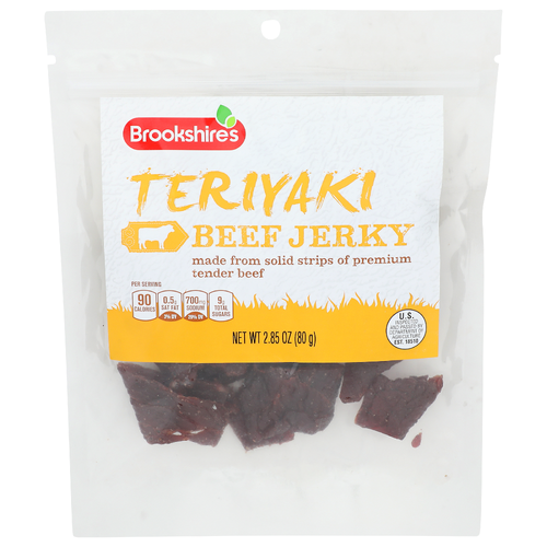 Brookshire's Teriyaki Beef Jerky - 2.85 Ounce