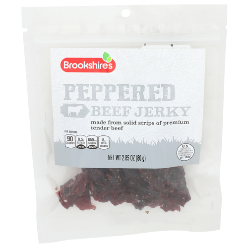 Brookshire's Peppered Beef Jerky - 2.85 Ounce