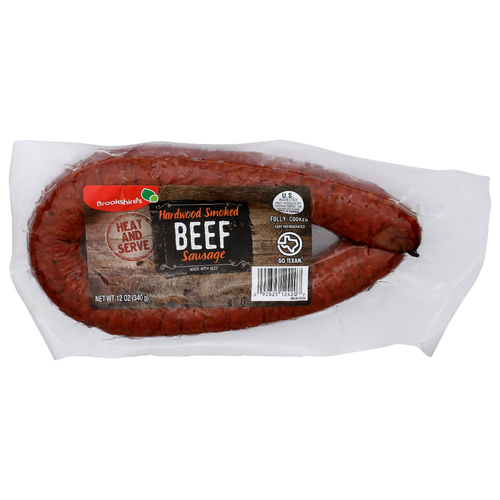 Brookshire's Hardwood Smoked Beef Sausage - 12 Ounce