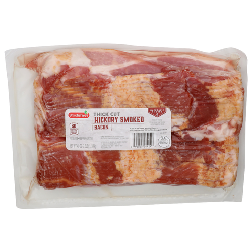 Brookshire's Hickory Smoked Thick Cut Bacon - 40 Ounce