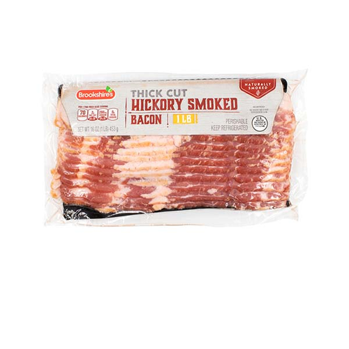 Brookshire's Thick Cut Hickory Smoked Bacon - 16 Ounce