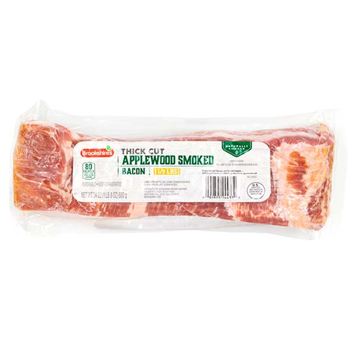 Brookshire's Thick Cut Applewood Smoked Bacon - 24 Ounce