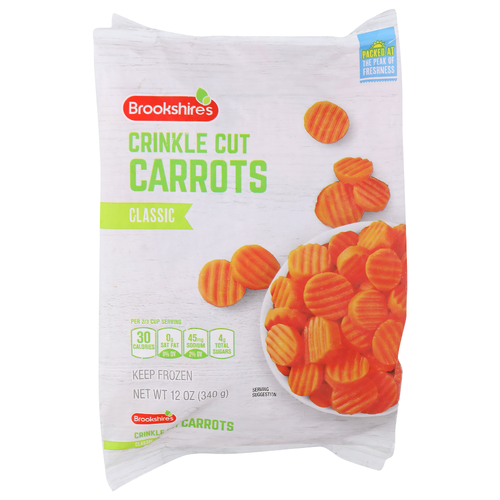 Brookshire's Classic Crinkle Cut Carrots - 12 Ounce