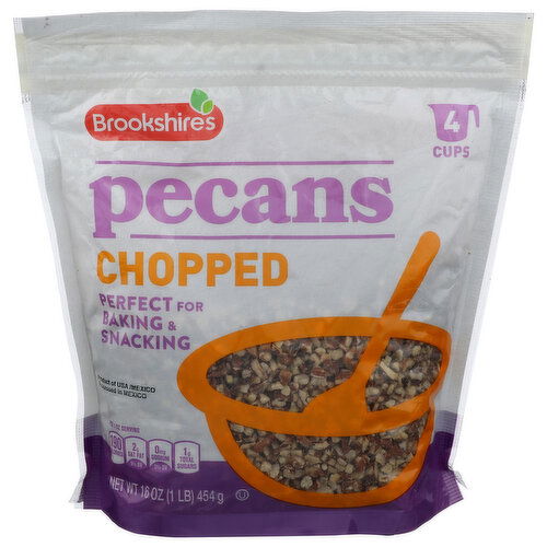 Brookshire Pecan Chopped - 4 Ounce - 4 Count