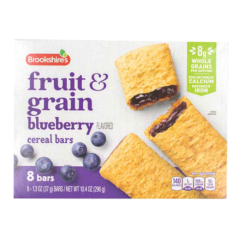 Brookshire's Blueberry Fruit & Grain Cereal Bars - 10.4 Ounce