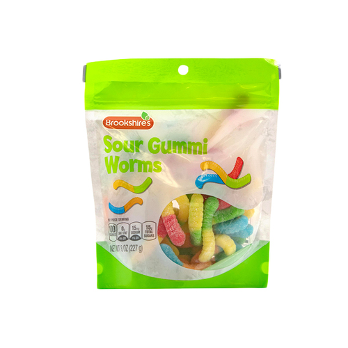 Brookshire's Sour Gummi Worms - 8 Ounce