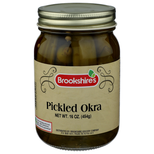 Brookshire's Brk Pckld Okra - 16 Ounce