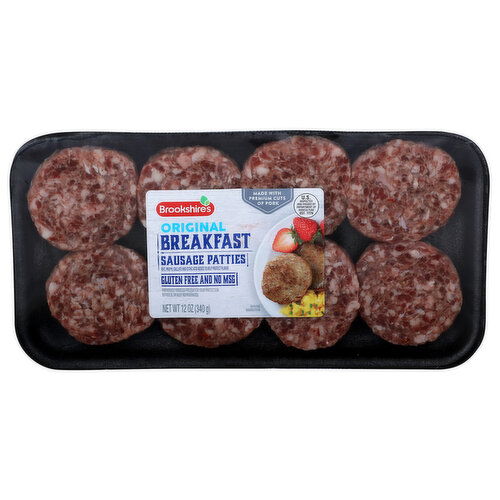 Brookshire's Original Breakfast Sausage Patties - 12 Ounce