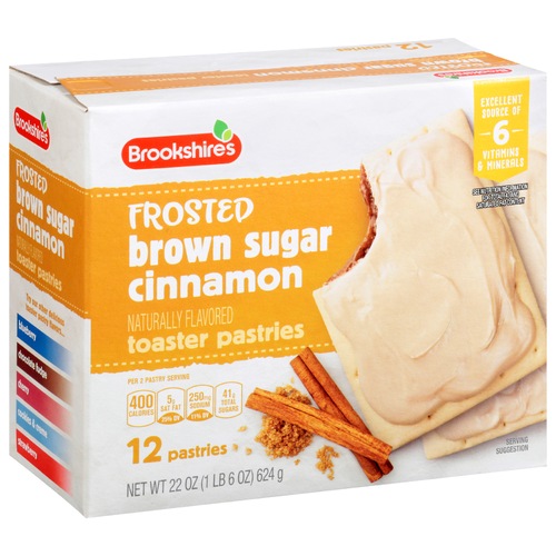 Brookshire's Frosted Brown Sugar Cinnamon Toaster Pastries - 22 Ounce