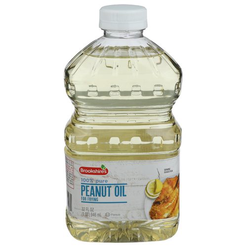 Brookshire's Peanut Oil - 32 Fluid Ounce