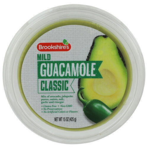 Brookshire's Mild Classic Guacamole - 15 Ounce
