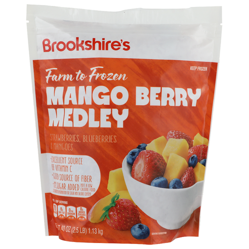 Brookshire's Mango Berry Medley Farm To Frozen - 40 Ounce