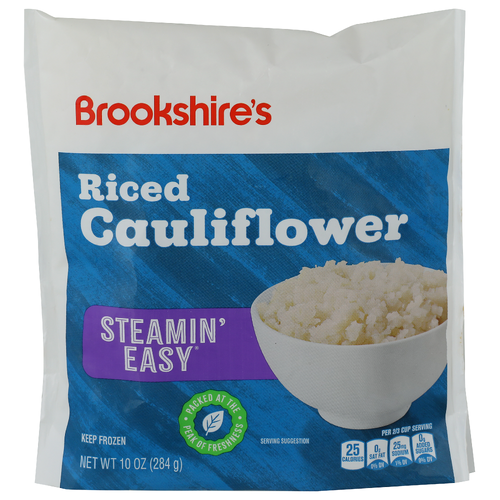 Brookshire's Steamin' Easy Riced Cauliflower - 10 Ounce