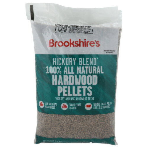 BROOKSHIRE's Brk Hickory Pellets - 20 Pound
