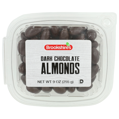 Brookshire's Dark Chocolate Almonds - 9 Ounce