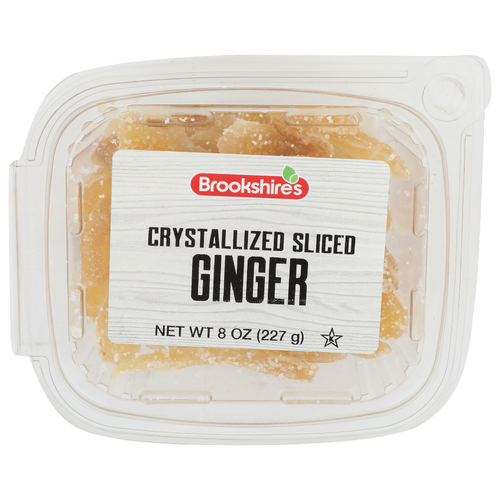 Brookshire's Crystallized Sliced Ginger - 8 Ounce