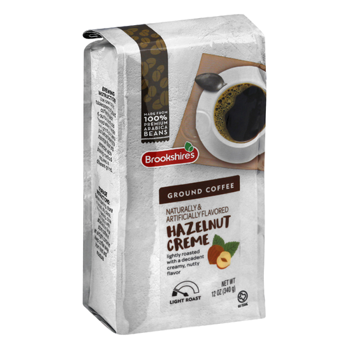 Brookshire's Hazelnut Crème Ground Coffee - 12 Ounce