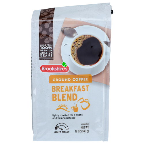 Brookshire's Breakfast Blend Ground Coffee - 12 Ounce