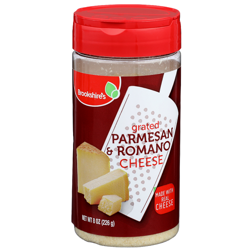 Brookshire's Grated Parmesan & Romano Cheese - 8 Ounce