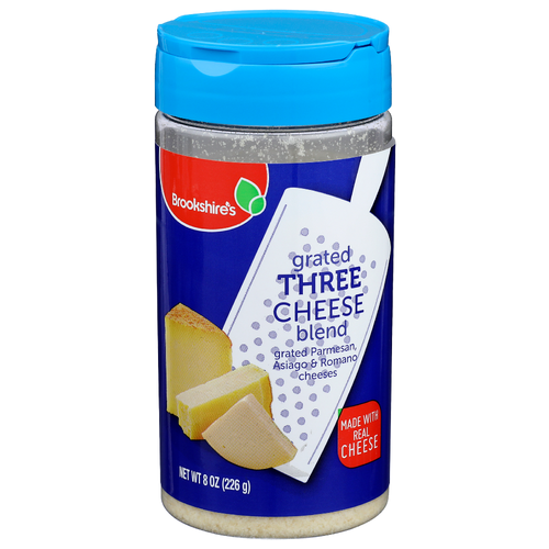 Brookshire's Grated Three Cheese Blend - 8 Ounce