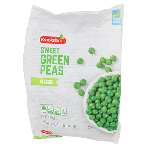 Brookshire's Classic Sweet Green Peas - 24 Ounce
