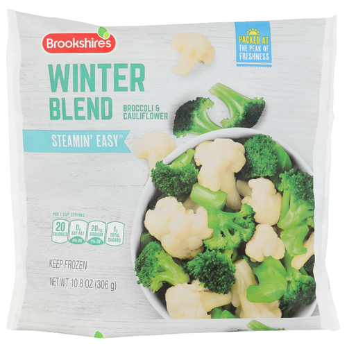 Brookshire's Steamin' Easy Winter Blend Broccoli & Cauliflower - 10.8 Ounce