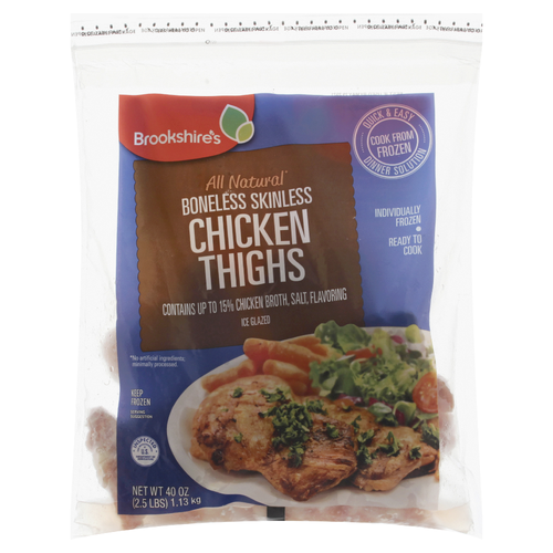 Brookshire's Boneless Skinless Chicken Thighs - 40 Ounce
