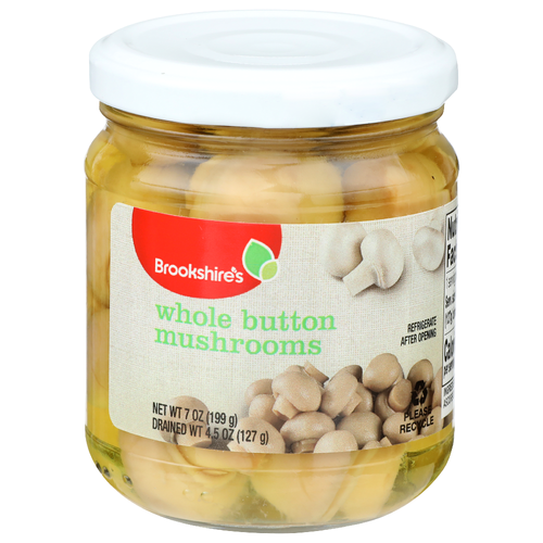 Brookshire's Whole Button Mushrooms - 7 Ounce