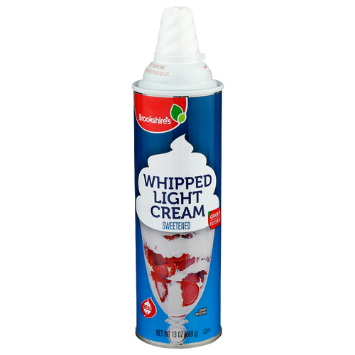 Brookshire's Sweetened Whipped Light Cream - 13 Ounce