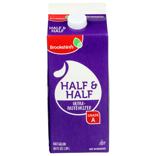 Brookshire's Half and Half - 64 Fluid Ounce