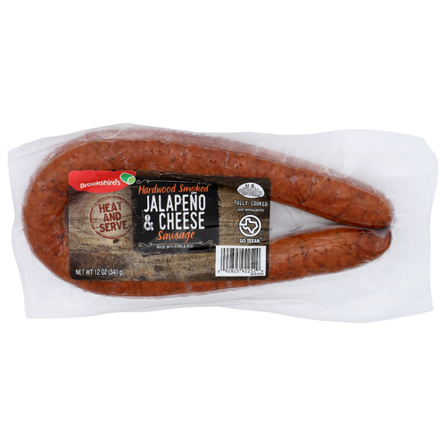 Brookshire's Hardwood Smoked Sausage Jalapeno And Cheese - 12 Ounce