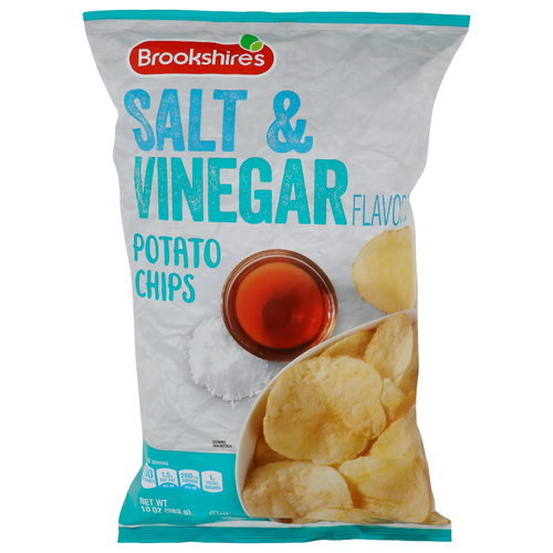 Brookshire's Salt & Vinegar Flavored Potato Chips - 10 Ounce
