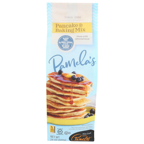 Pamela's Gluten Free Pancake & Baking Mix Pancake & Gluten Baking & Pancake - 24 Ounce