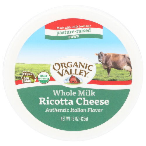 Organic Valley Ricotta Cheese - 15 Ounce