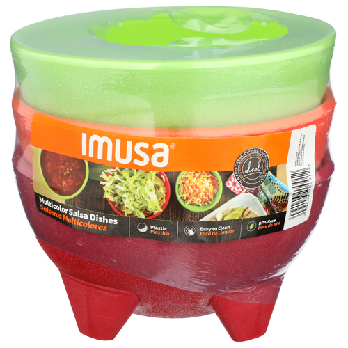 Imusa Multicolor Salsa Dishes - 3 Count