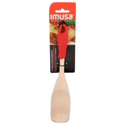 Imusa 12wooden Small Serving Spoon - 1 Each