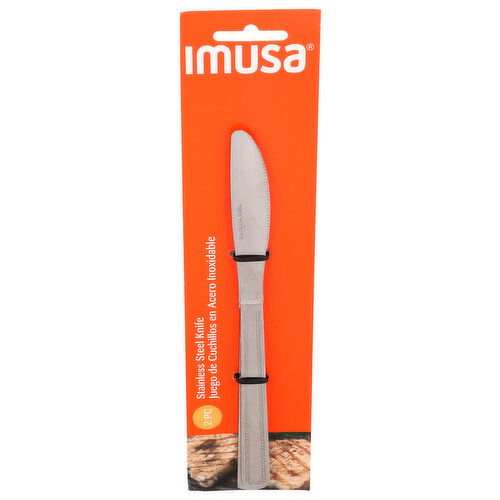 Imusa Stainless Steel Knife - 2 Count