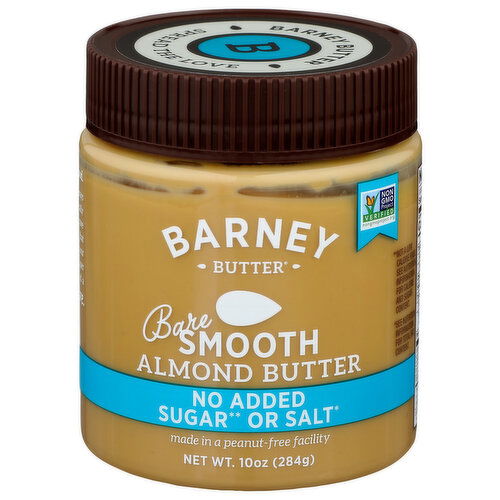 BARNEY BUTTER Almond Bare Smooth - 10 Ounce