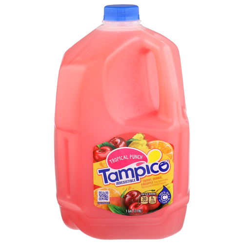 Tampico Irresistible Tropical Punch Cherry, Orange, Pineapple - 1 Gallon