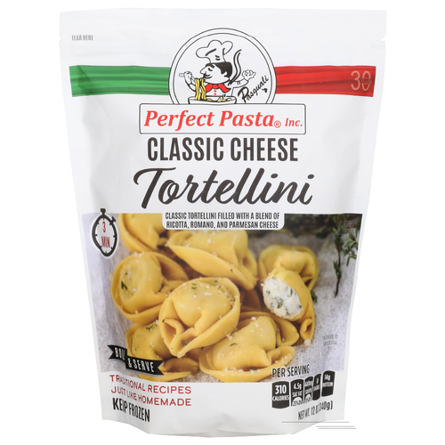 Perfect Pasta Inc. Classic Cheese Tortellini - 12 Ounce