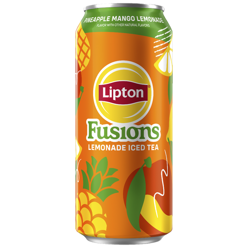 Lipton Fusions Iced Tea Pineapple Mango Lemonade - 16 Fluid Ounce