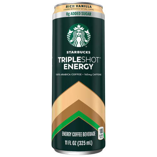 Starbucks Tripleshot Energy Coffee Beverage Rich Vanilla - 11 Fluid Ounce