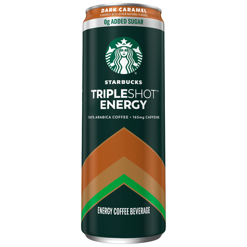 Starbucks Tripleshot Energy Coffee Beverage Dark Caramel - 11 Fluid Ounce
