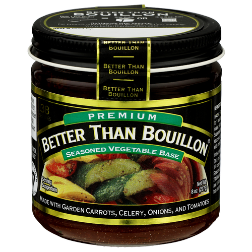 Better Than Bouillon Premium Seasoned Vegetable Base - 0.211 Ounce - 38 Count