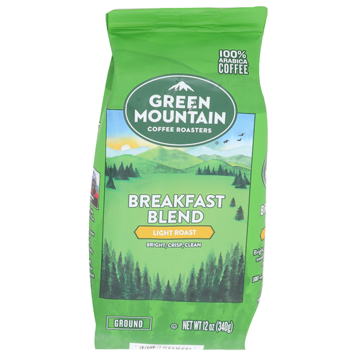 Green Mountain Coffee Roasters Light Roast Ground Breakfast Blend - 12 Ounce