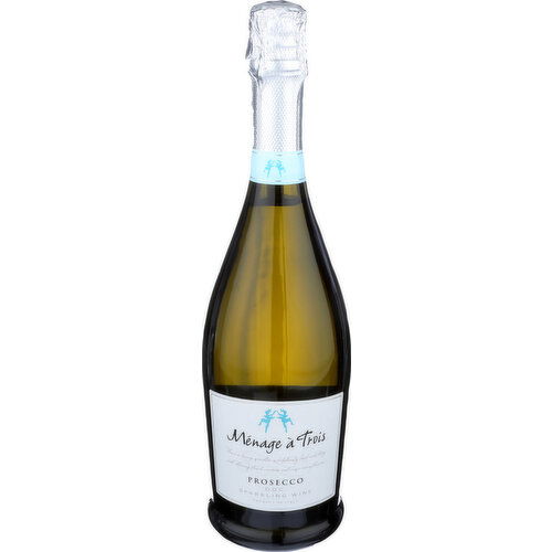 Menage A Trois Prosecco D.o.c. Italian Sparkling Wine - 750 ml