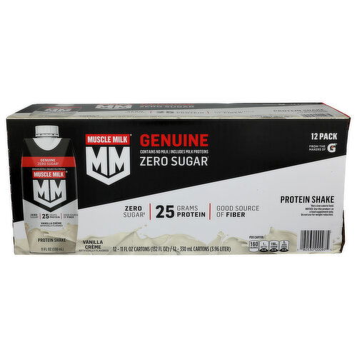 BROOKSHIRE'S Muscle Milk Genuine Vnll Rtd 12 - 11 Fluid Ounce - 12 Count
